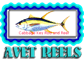 Avet Reels custom logo